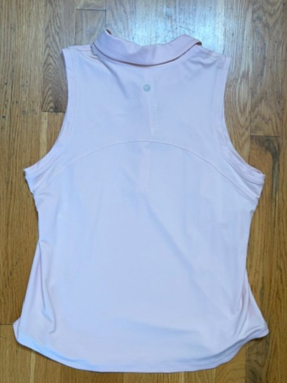 LULULEMON Quick Drying Sleeveless Polo Size 10 Flush Pink - Picture 11 of 12